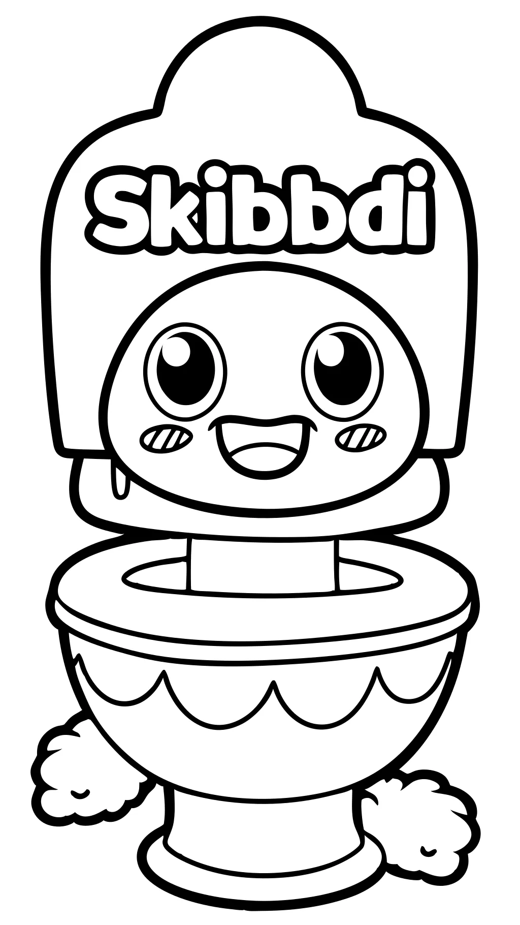 skibidi toilet coloring pages